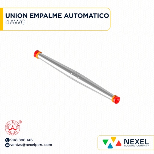[E34532] UNION EMPALME AUTOMATICO 4AWG ALLOY