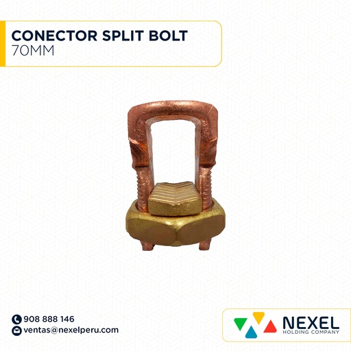 [E33597] CONECTOR SPLIT BOLT 70MM STANDARD