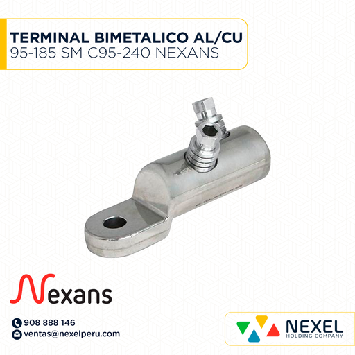 [F122873] TERMINAL BIMETALICO AL/CU 95-185 SM C95-240 NEXANS