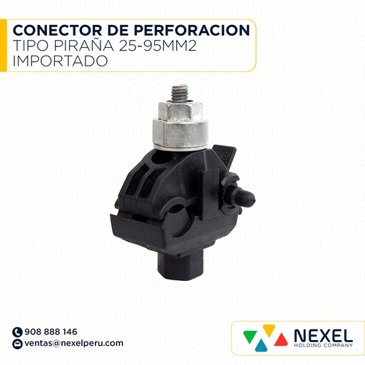 [E32771] CONECTOR DE PERFORACION TIPO PIRAÑA 25-95MM2 IMPORTADO