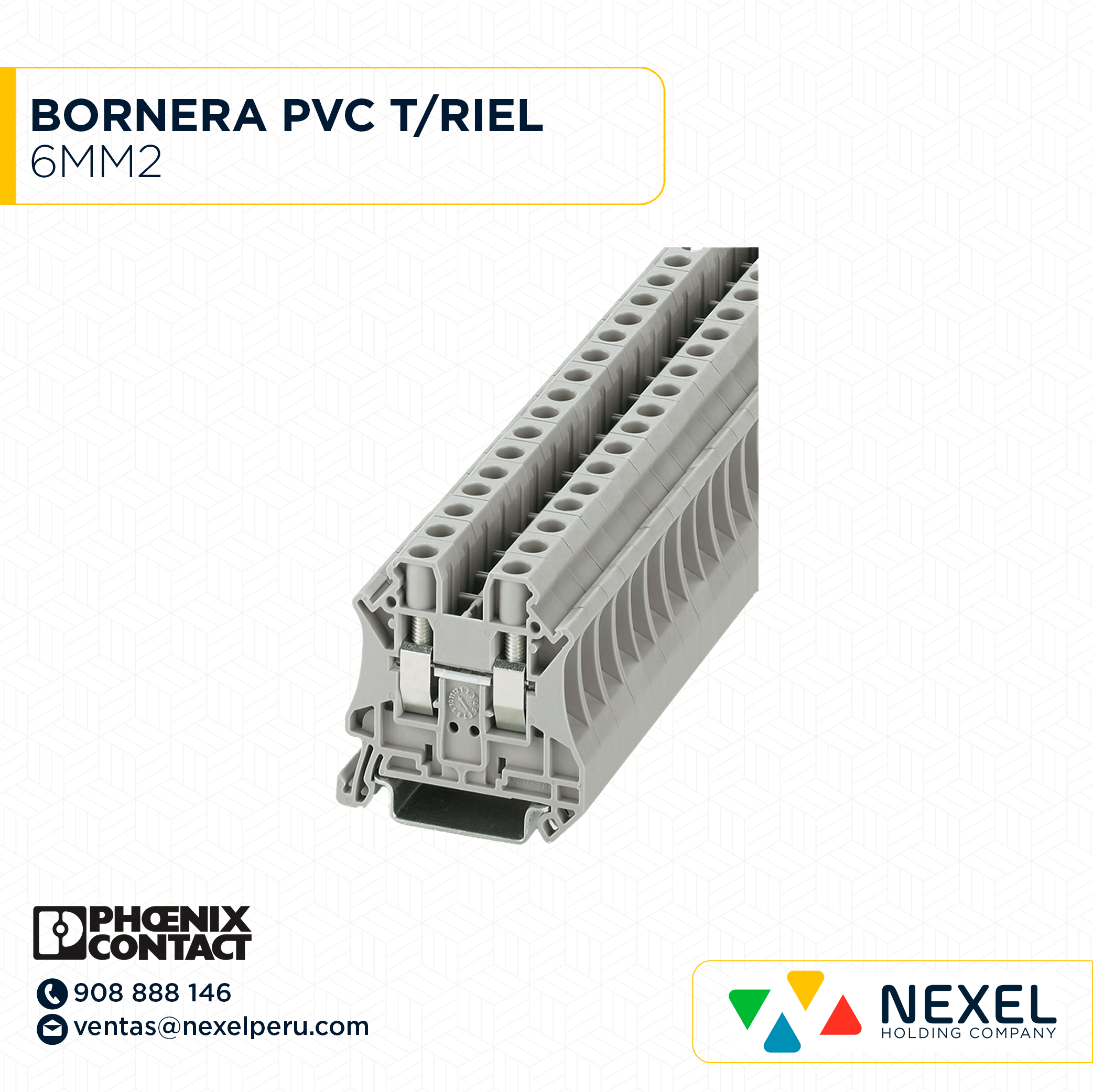 [F142445] BORNERA PVC T/RIEL 6MM2 PHOENIX CONTACT