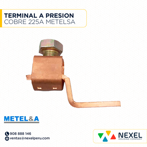 [F122022] TERMINAL A PRESION COBRE 225A METELSA