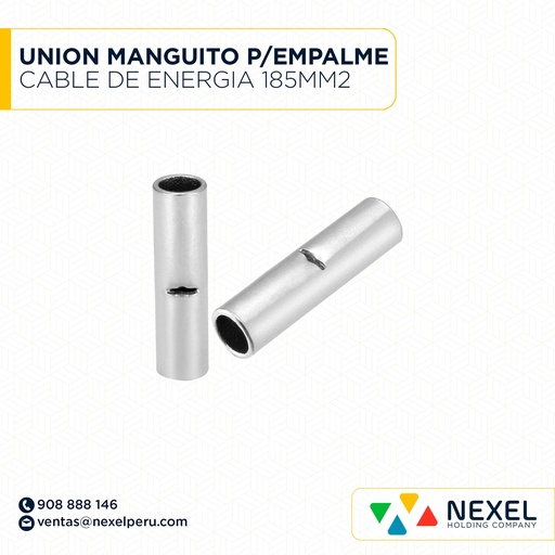 [F121918] UNION MANGUITO P/EMPALME CABLE DE ENERGIA 185MM2 STANDARD