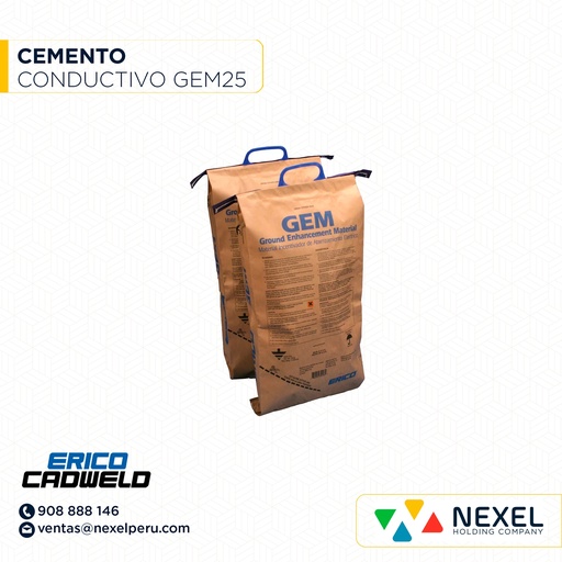 [E22295] CEMENTO CONDUCTIVO (11.36KG) GEM 25 ERICO