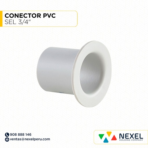 [B83745] CONECTOR PVC SEL 3/4" STANDARD