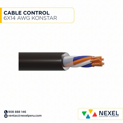 [A42115-2] CABLE CONTROL 6X14AWG KONSTAR