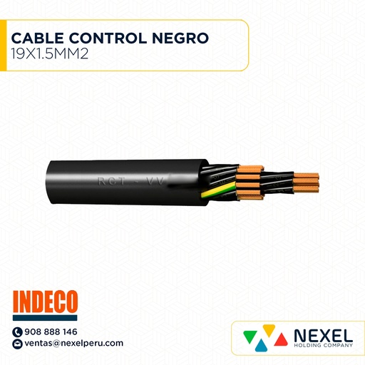[A42114] CABLE CONTROL 19X1.5MM2 INDECO